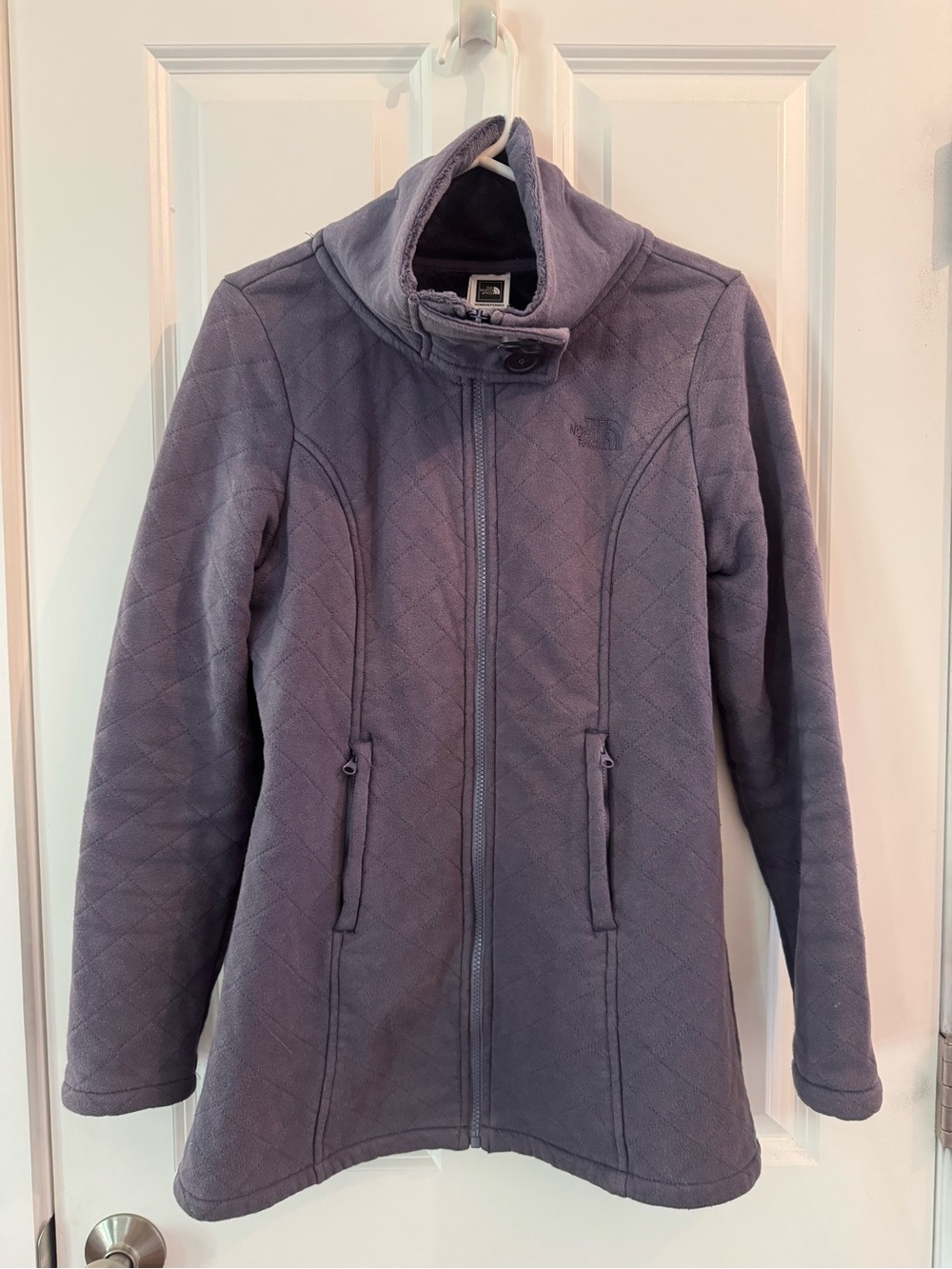 The North Face Women's Quilted Fleece Jacket - Lavender Gray